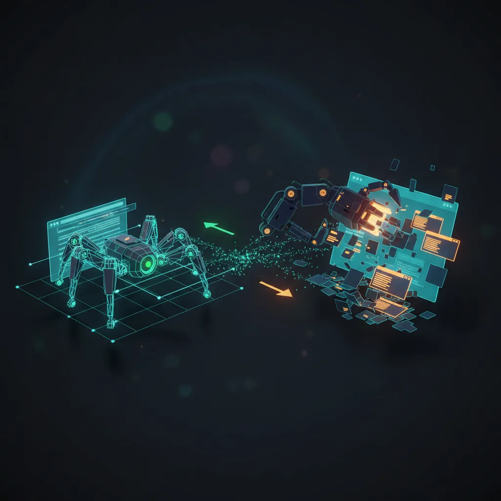 What's the Difference Between Web Crawling and Scraping? (2026 Guide) — conceptual illustration