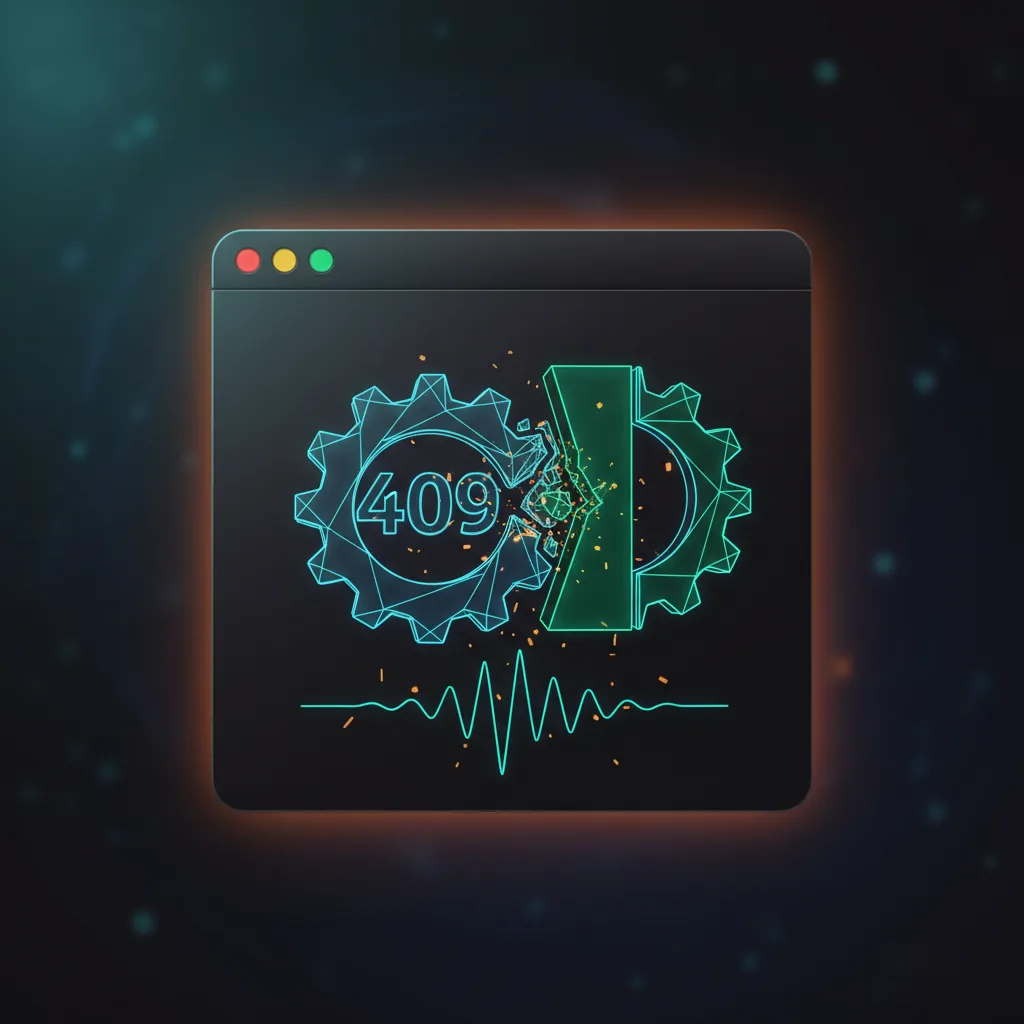 What Is the 409 Status Code? (Conflict) — conceptual illustration