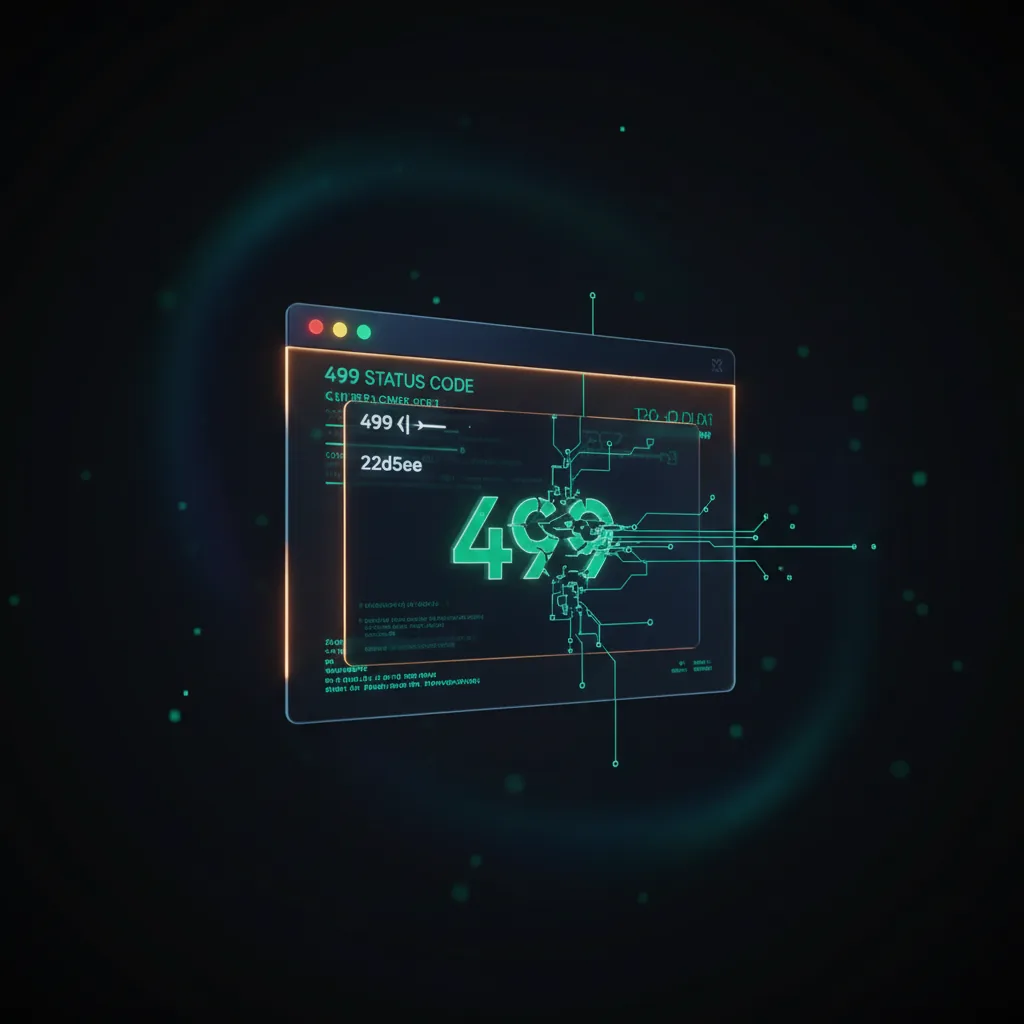What Is the 499 Status Code? (Client Closed Request) — conceptual illustration