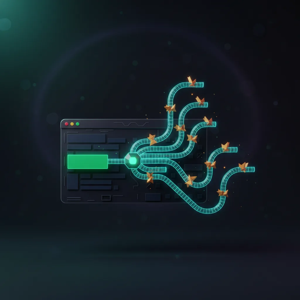 The 6-Step Web Scraping Decision Flow — conceptual illustration